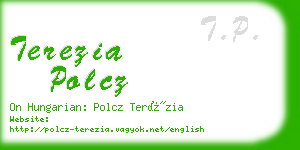 terezia polcz business card